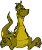 Happy Dragon Clip Art